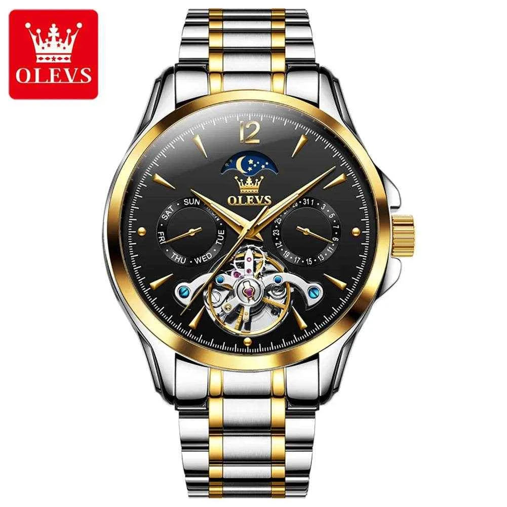 Reloj automático OLEVS 6663 hombre: Diseño elegante y precisión excepcional