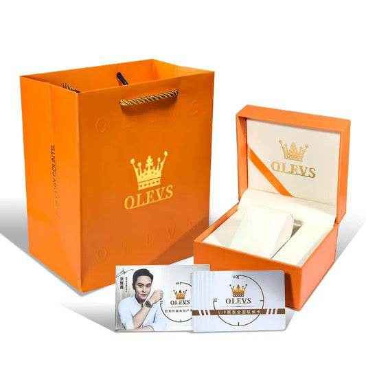 Caja de reloj para hombres elegante y funcional