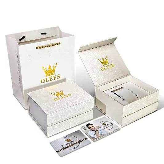 Caja de reloj para hombres elegante y funcional