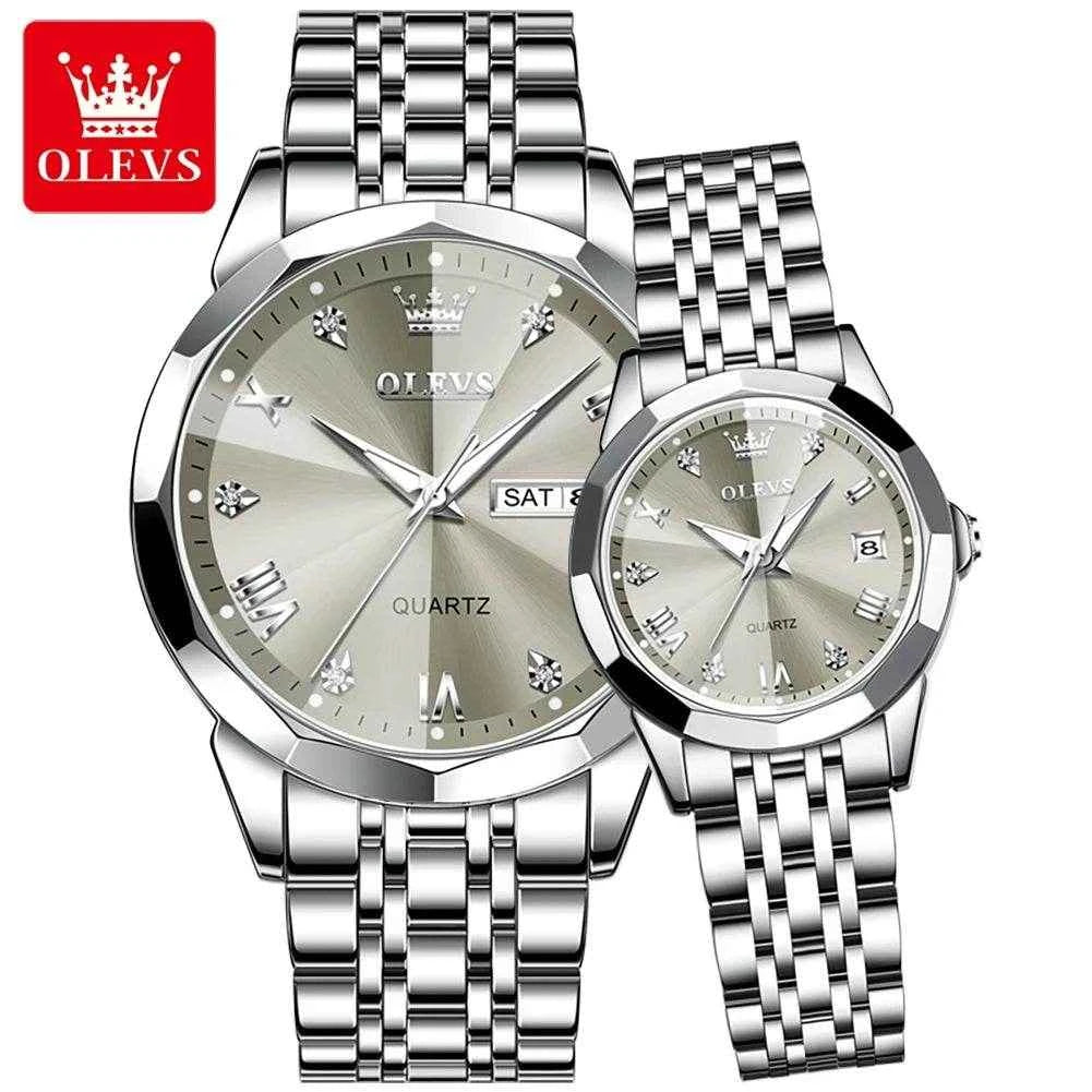 OLEVS 9931 Set de Relojes para Parejas: Elegancia y Confort en OLEVS Relojes para Parejas