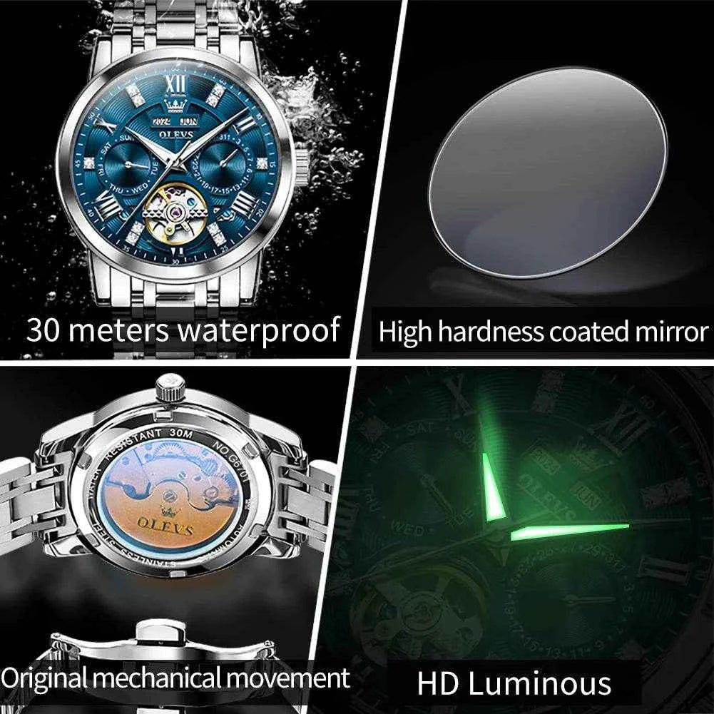 Reloj OLEVS 6701 Hombre – Combinación Perfecta de Elegancia Clásica y Estilo Moderno