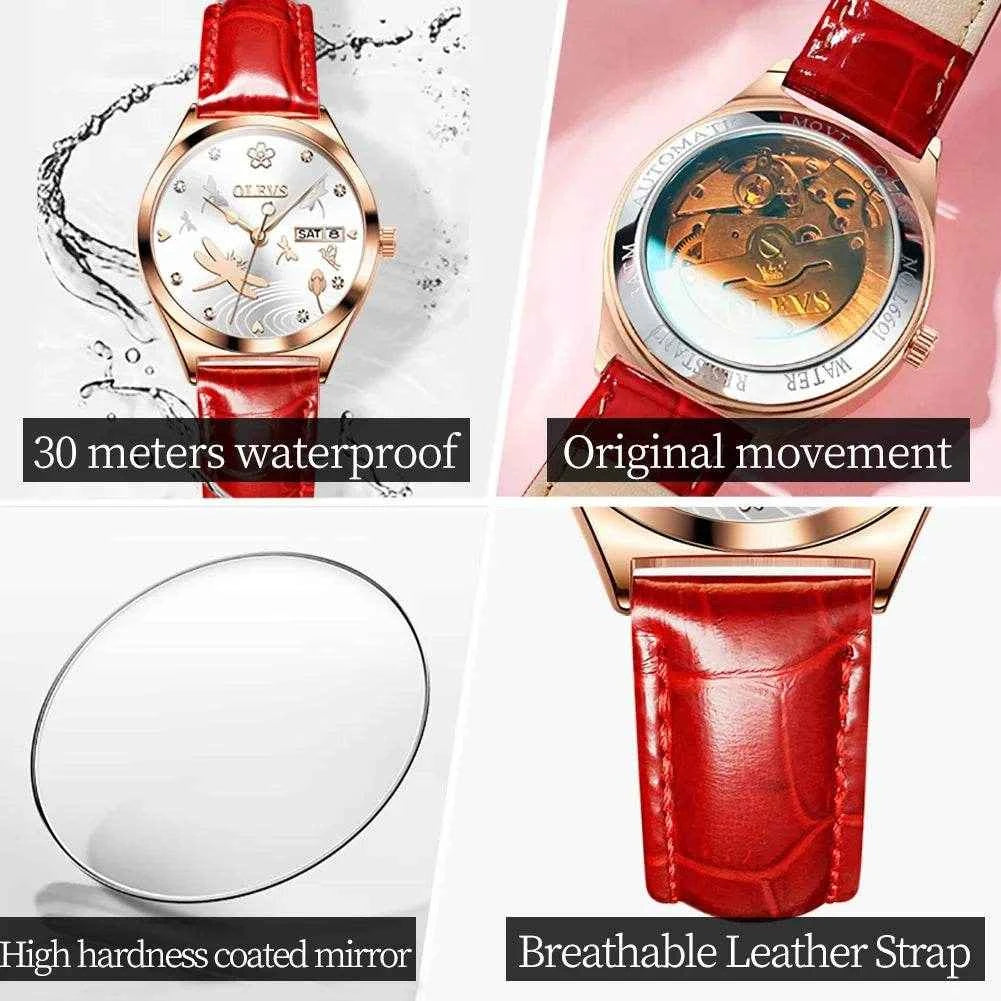Reloj OLEVS Mujer Acero Inoxidable – Elegancia y Estilo Atemporal para la Mujer Moderna