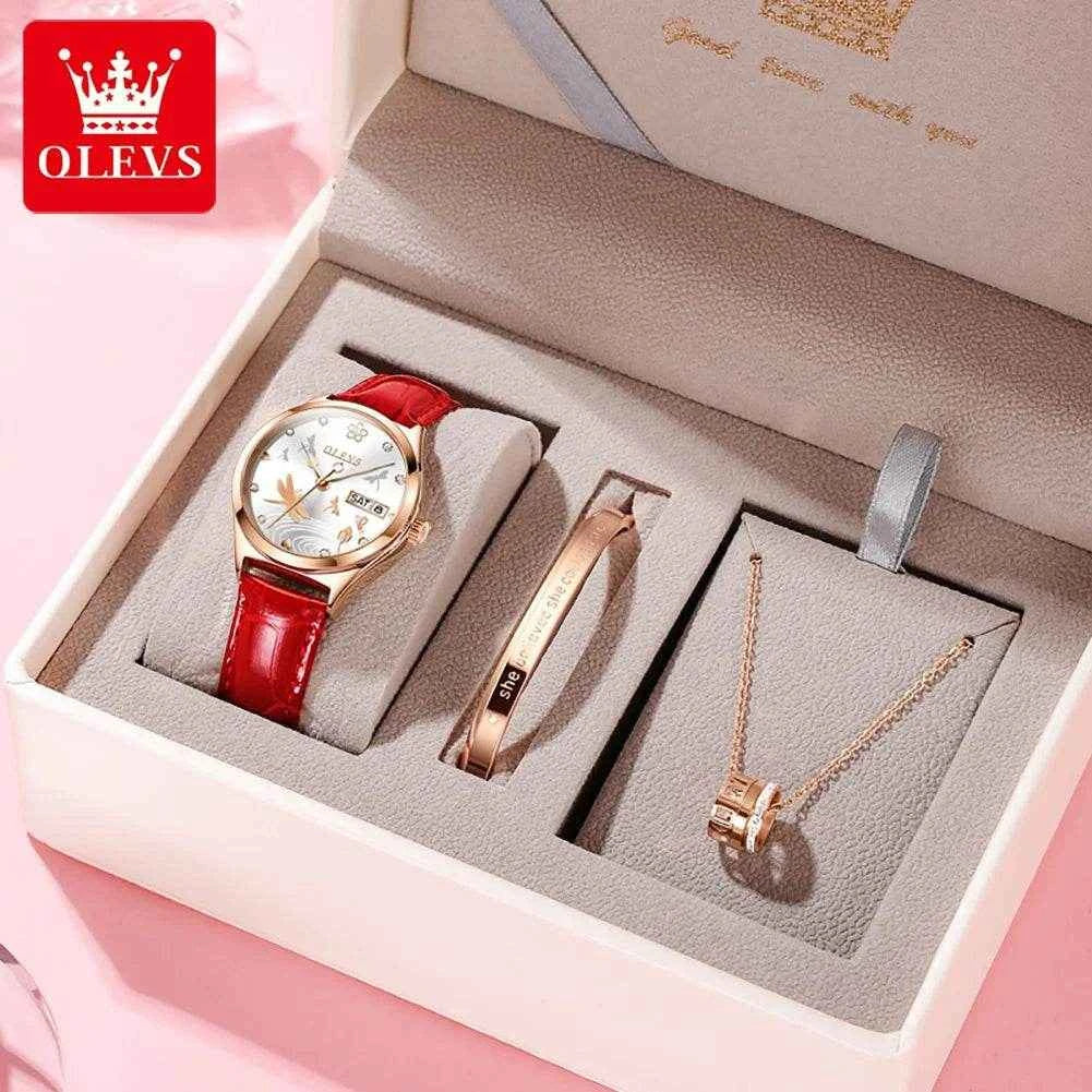 Reloj OLEVS Mujer Acero Inoxidable – Elegancia y Estilo Atemporal para la Mujer Moderna