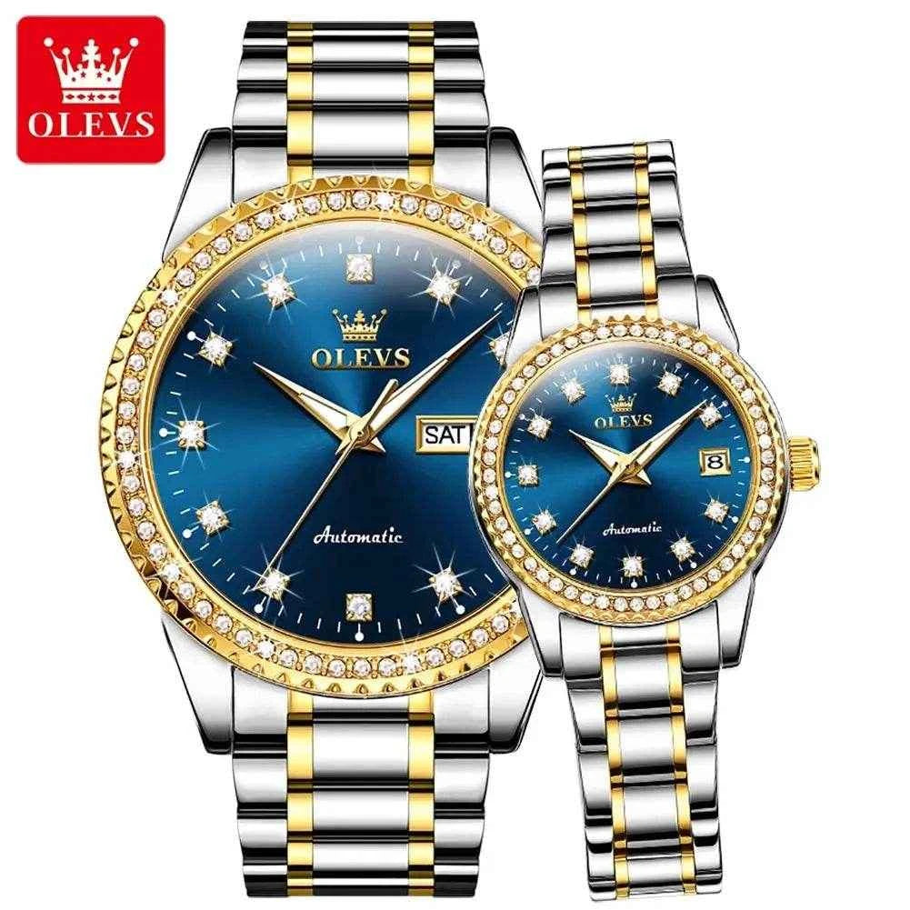 Reloj Deportivo Elegante OLEVS 7003 para Parejas - Estilo y Funcionalidad