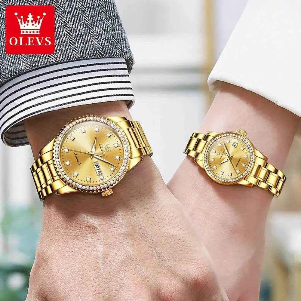 Reloj Deportivo Elegante OLEVS 7003 para Parejas - Estilo y Funcionalidad