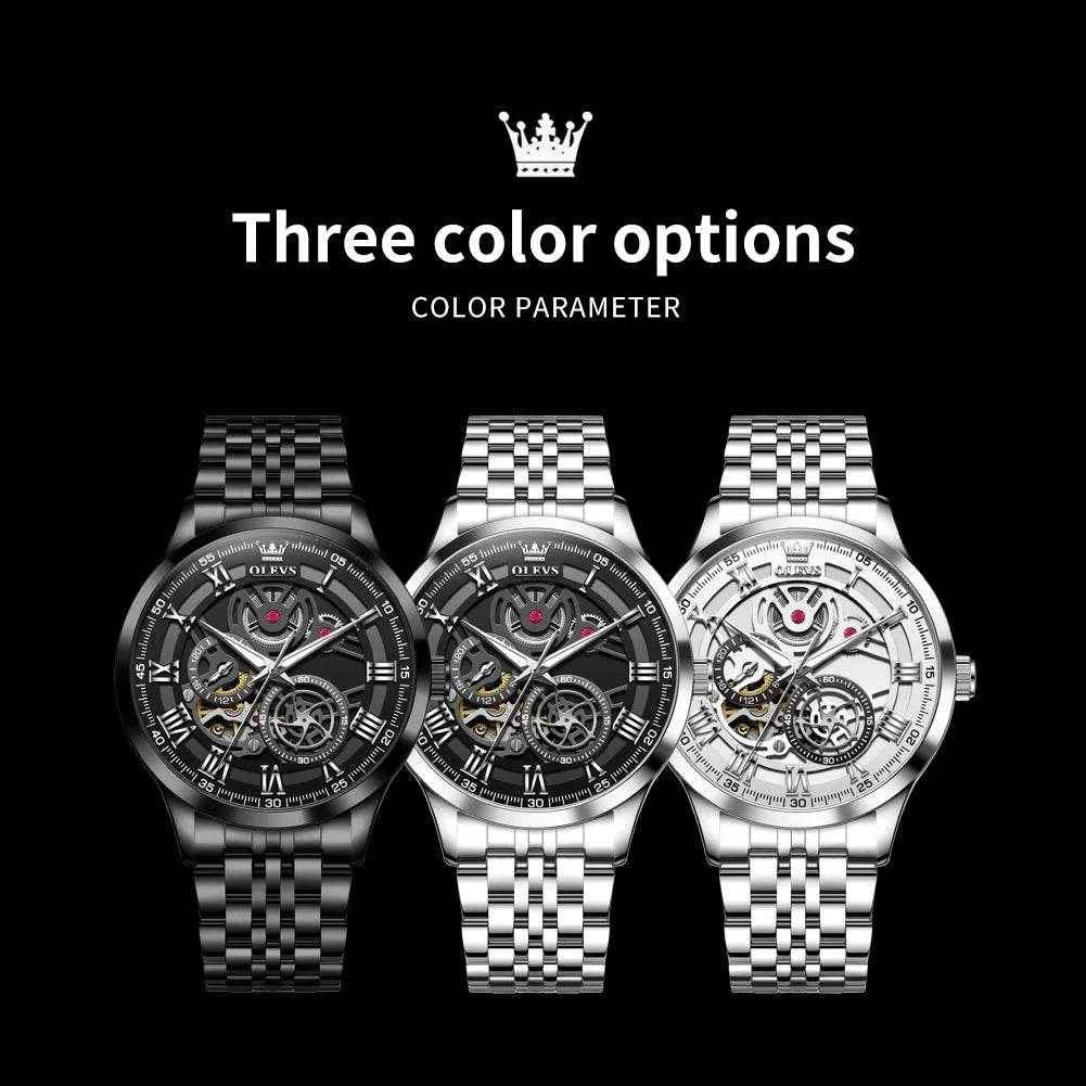 Reloj OLEVS para Hombres 7076 – Elegancia y Precisión en Cada Pulso