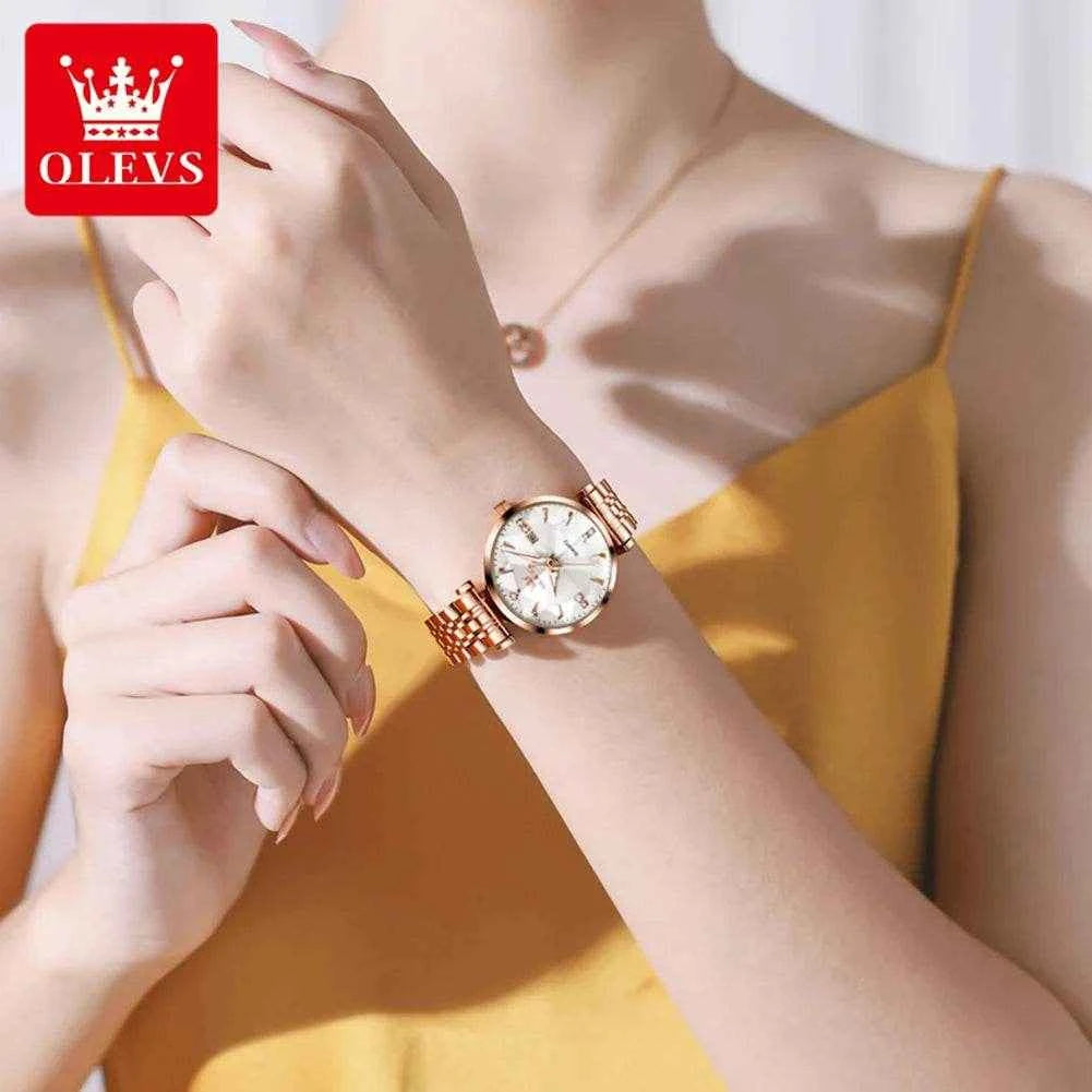 Reloj OLEVS para mujer 5536 – Lujo, Elegancia y Resistencia al Agua