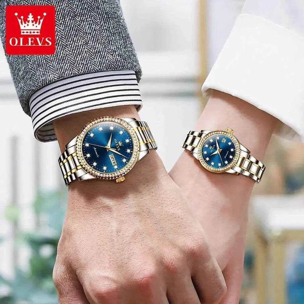 Reloj Deportivo Elegante OLEVS 7003 para Parejas - Estilo y Funcionalidad