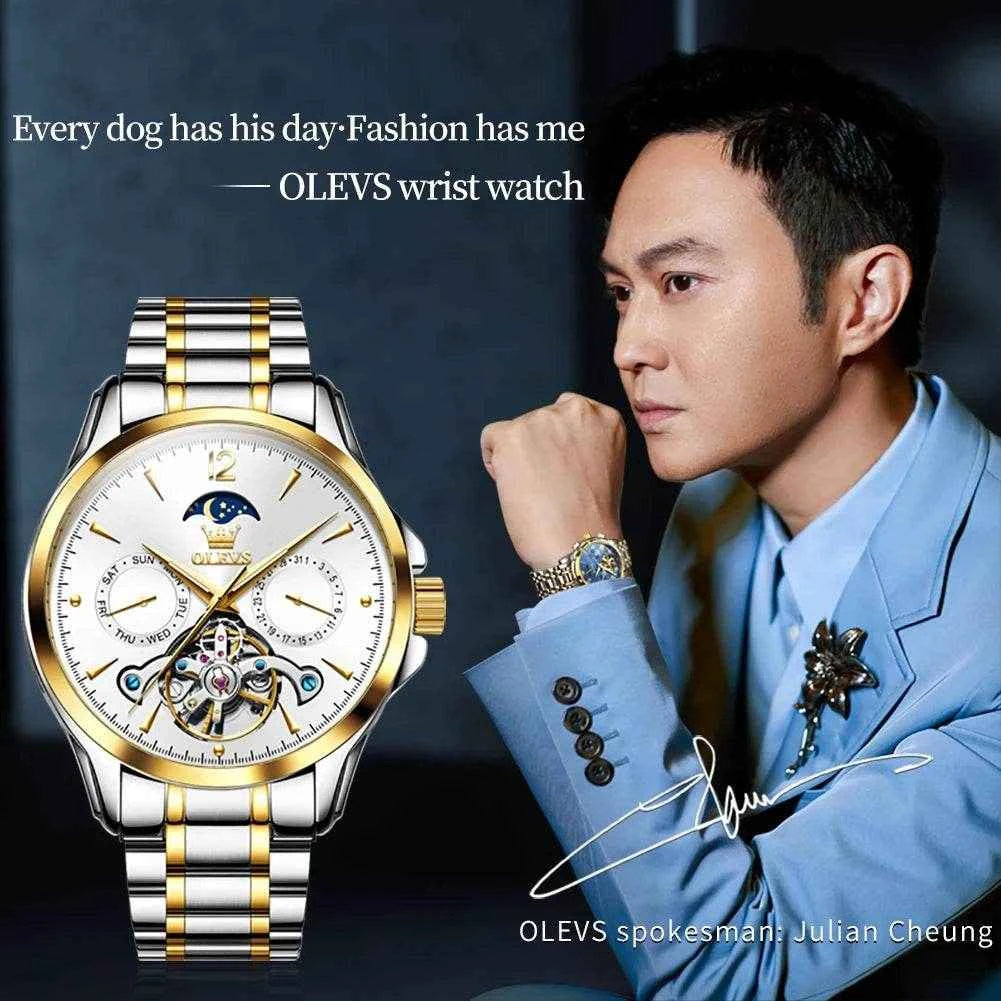 Reloj Hombre Acero Inoxidable OLEVS 6663 - Elegancia y Durabilidad