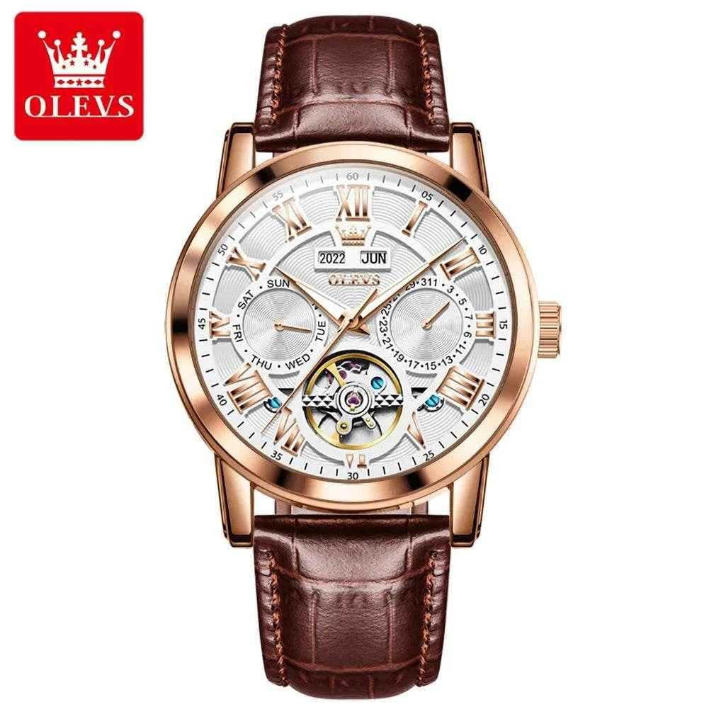 Reloj de lujo OLEVS 6668 para hombre - Elegancia y Estilo Atemporal