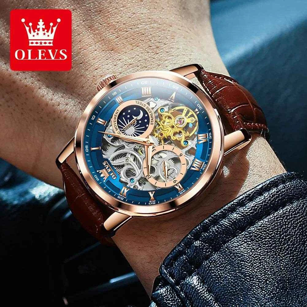 Reloj de lujo OLEVS 6670 - Elegancia y estilo superior para hombres