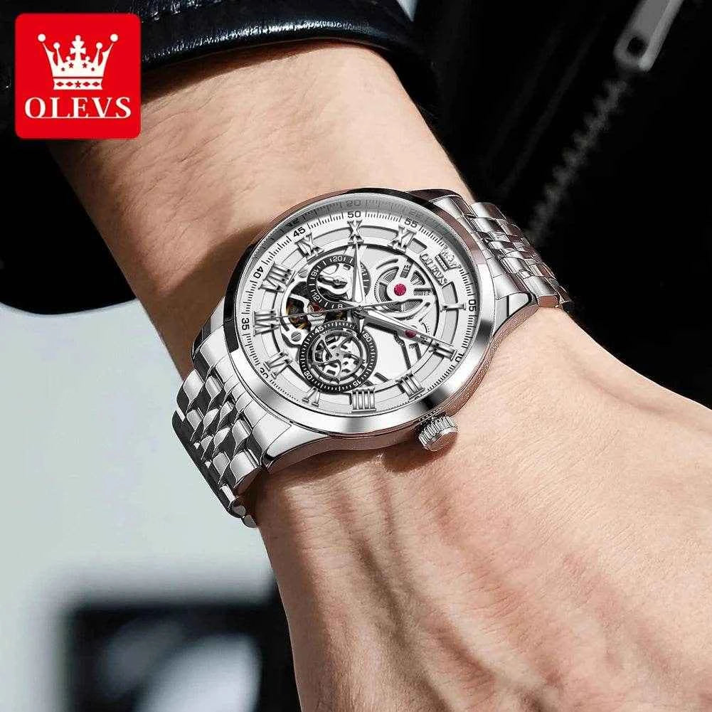 Reloj OLEVS para Hombres 7076 – Elegancia y Precisión en Cada Pulso