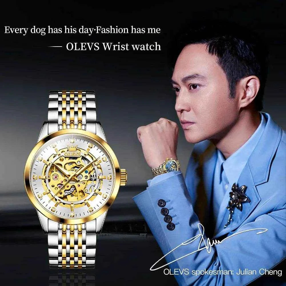 OLEVS 9920 - Reloj de lujo para hombre elegante y sofisticado