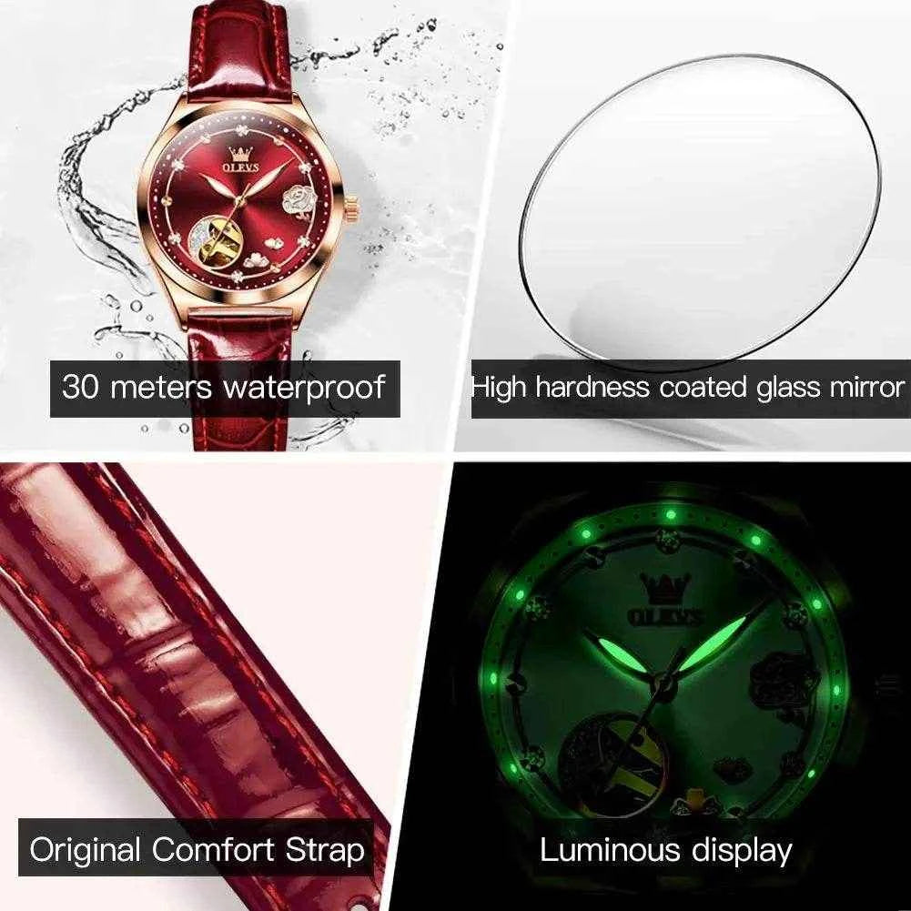 Reloj OLEVS automático mujer - Elegancia y precisión en tu muñeca