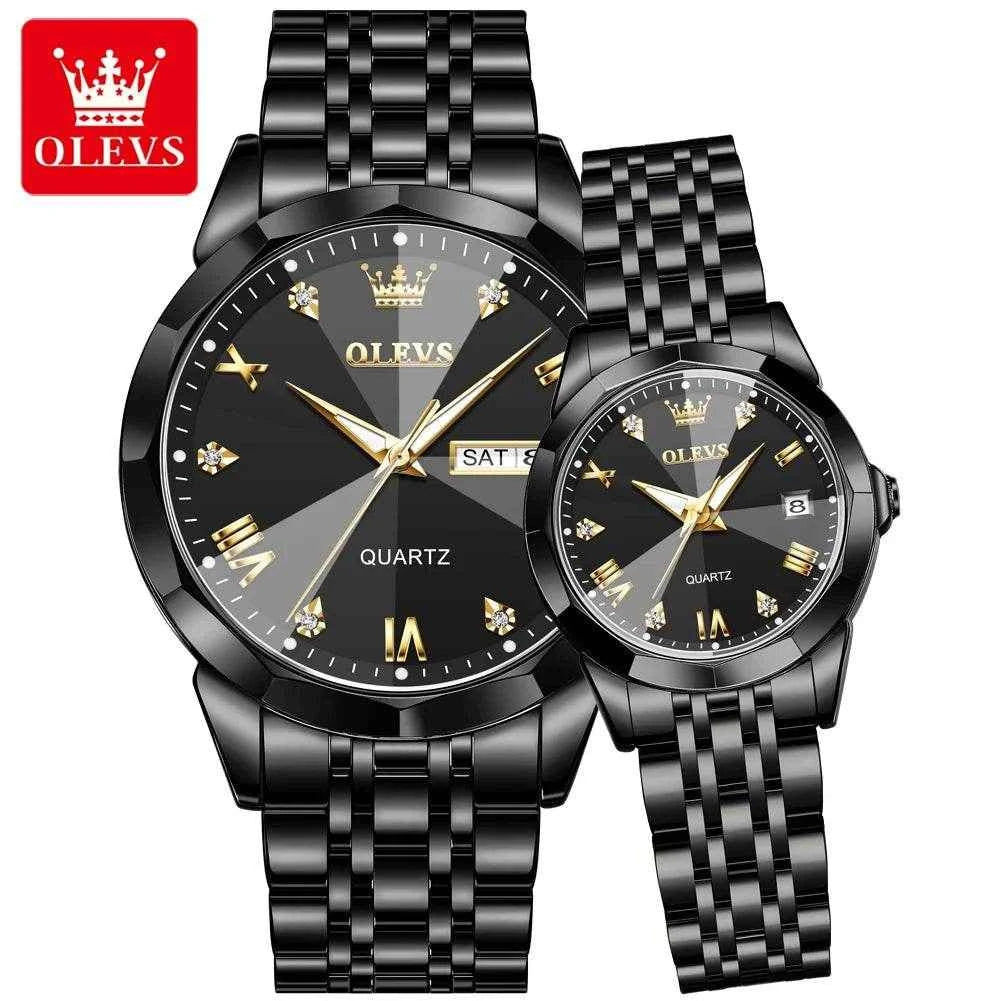 OLEVS 9931 Set de Relojes para Parejas: Elegancia y Confort en OLEVS Relojes para Parejas