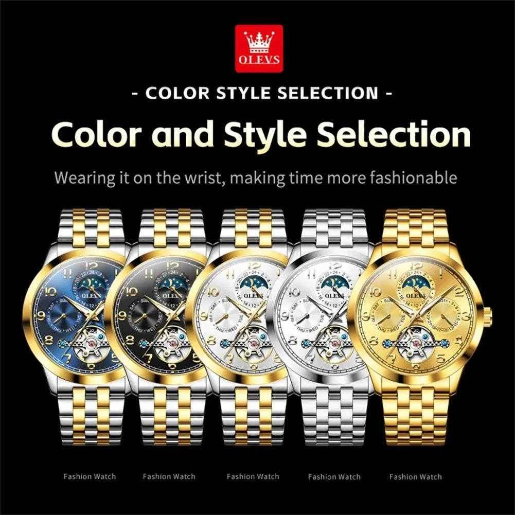 Reloj OLEVS automático para hombre – Elegancia y precisión en tu muñeca