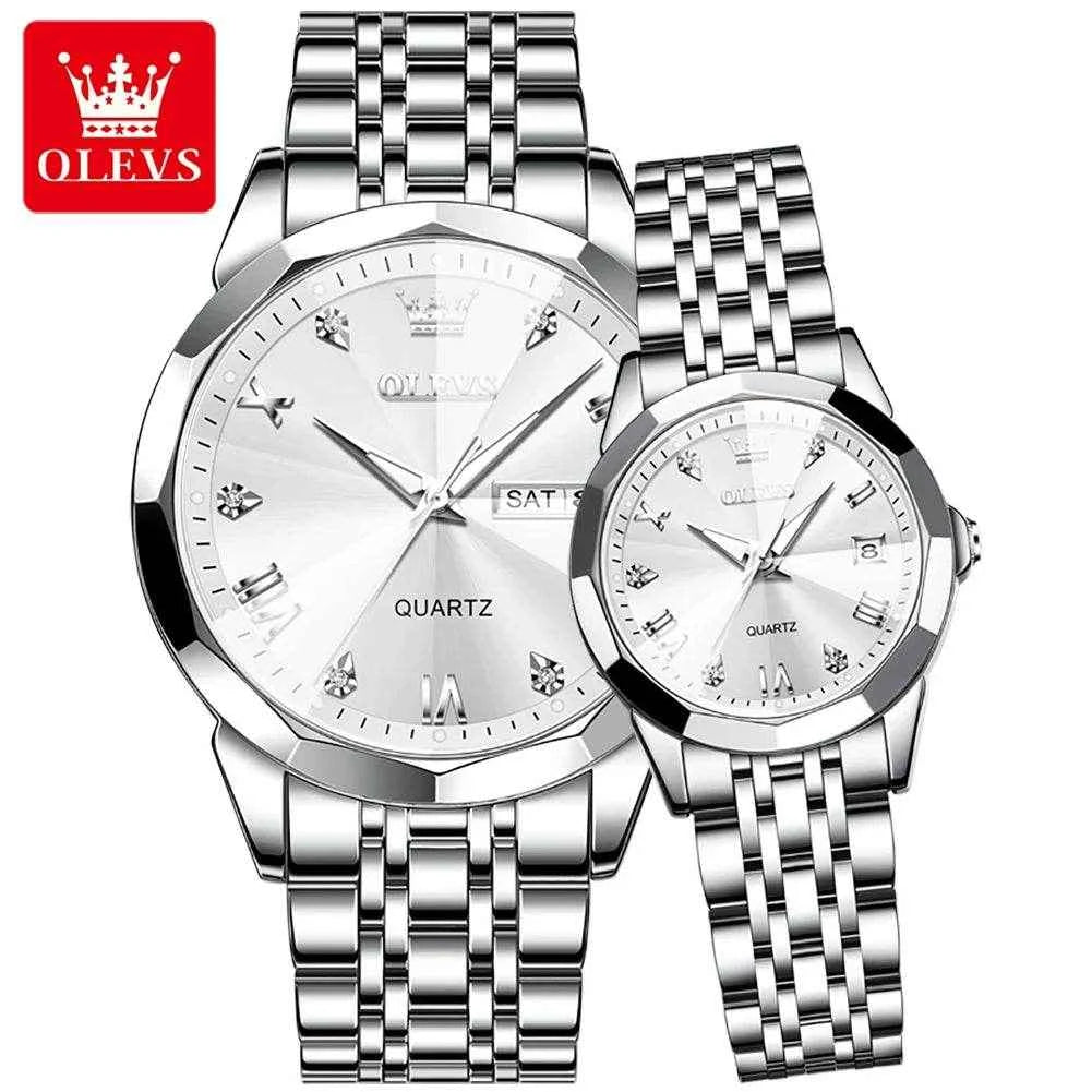 OLEVS 9931 Set de Relojes para Parejas: Elegancia y Confort en OLEVS Relojes para Parejas