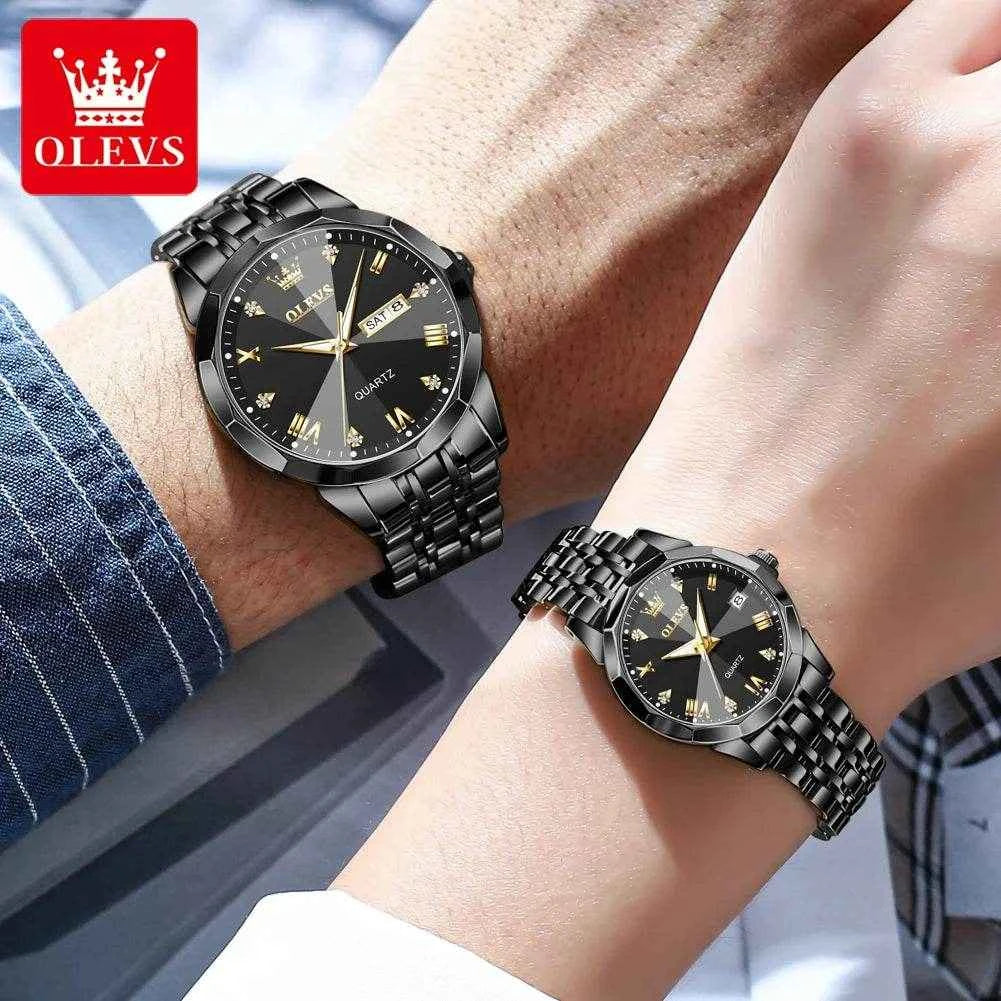 OLEVS 9931 Set de Relojes para Parejas: Elegancia y Confort en OLEVS Relojes para Parejas