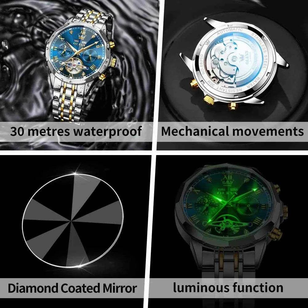 Reloj OLEVS para Hombre 6620 – Lujo, Elegancia y Precisión