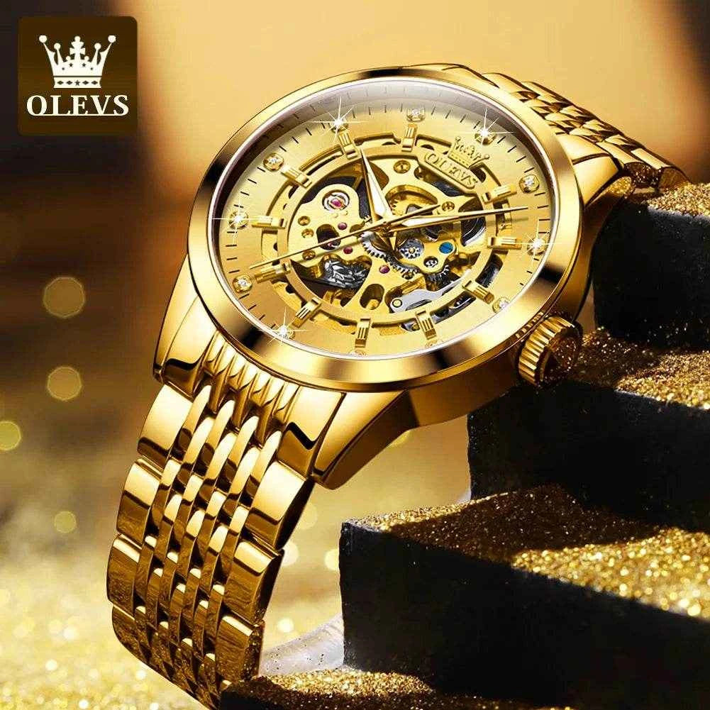 OLEVS 9920 - Reloj de lujo para hombre elegante y sofisticado
