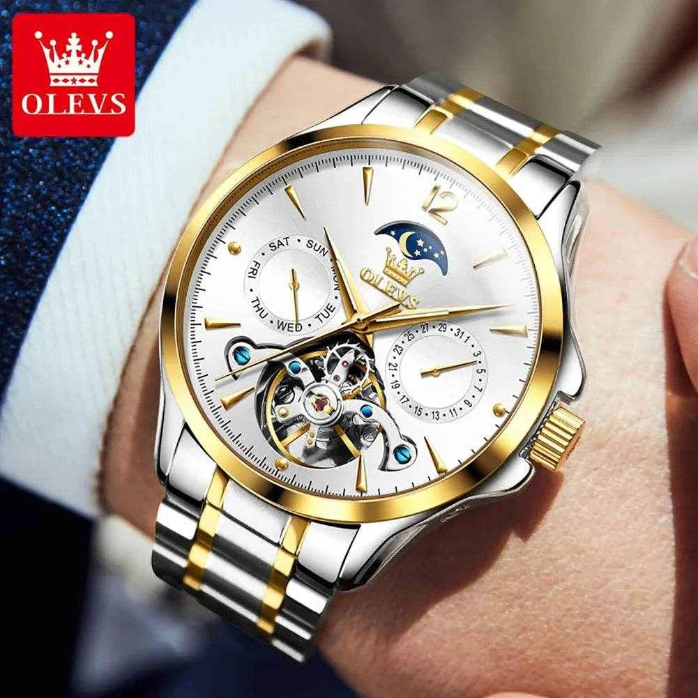 Reloj Hombre Acero Inoxidable OLEVS 6663 - Elegancia y Durabilidad
