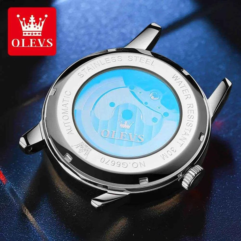 Reloj Automático OLEVS 6670 Resistente al Agua con Estilo y Precisión