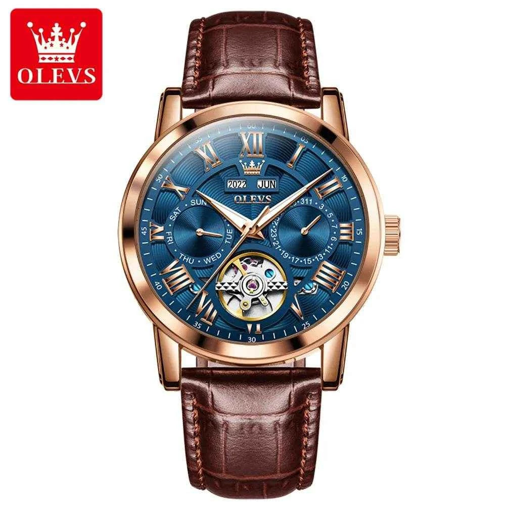 Reloj de lujo OLEVS 6668 para hombre - Elegancia y Estilo Atemporal