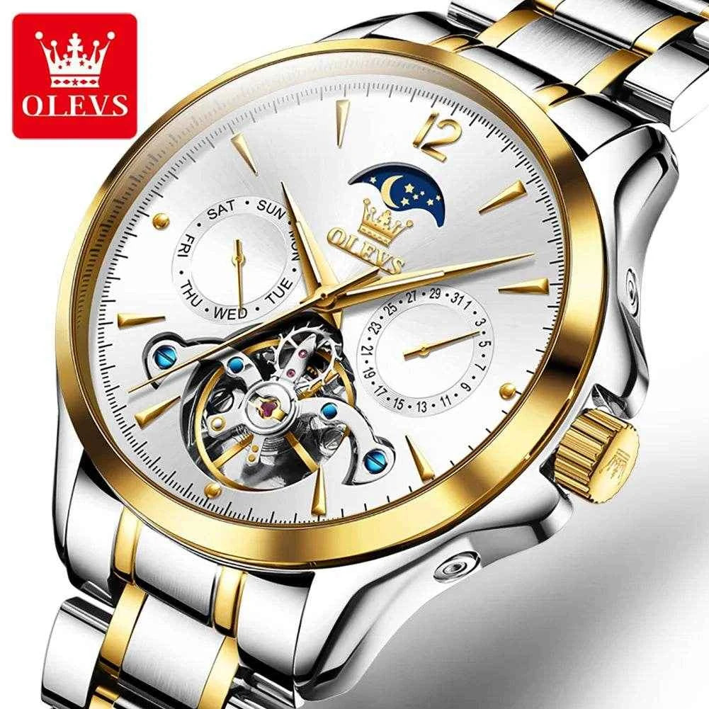 Reloj Hombre Acero Inoxidable OLEVS 6663 - Elegancia y Durabilidad