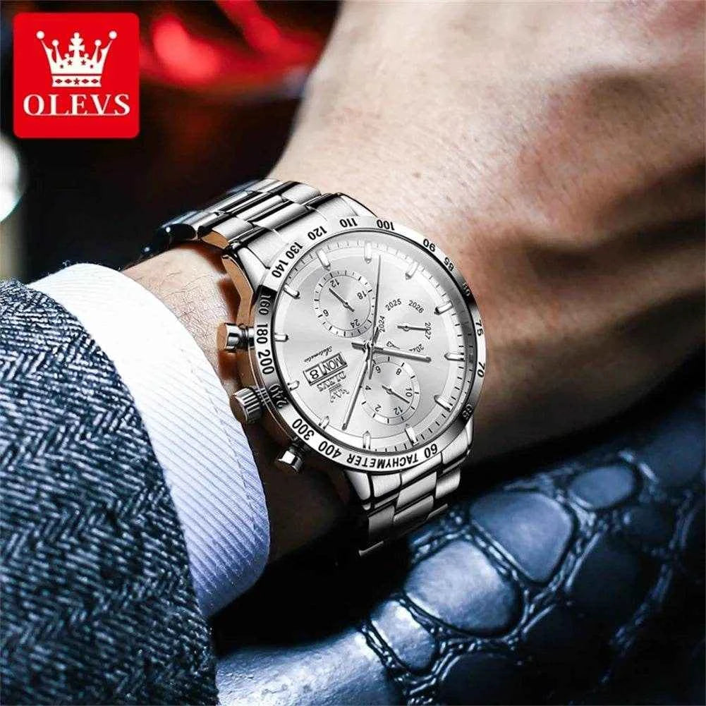 Reloj OLEVS 6683 Hombre Lujo Clásico y Resistente al Agua
