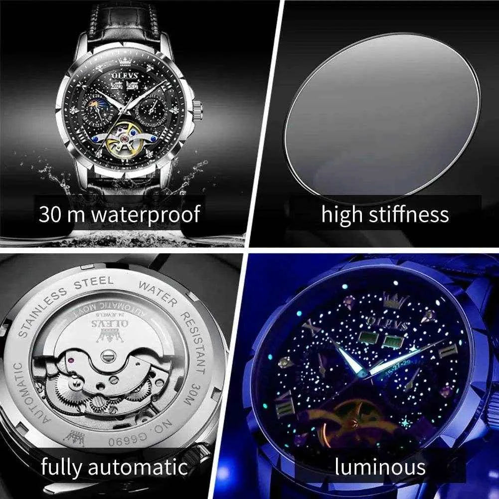 OLEVS 6690 Reloj de lujo para hombre: Elegancia y Precisión en tu Muñeca