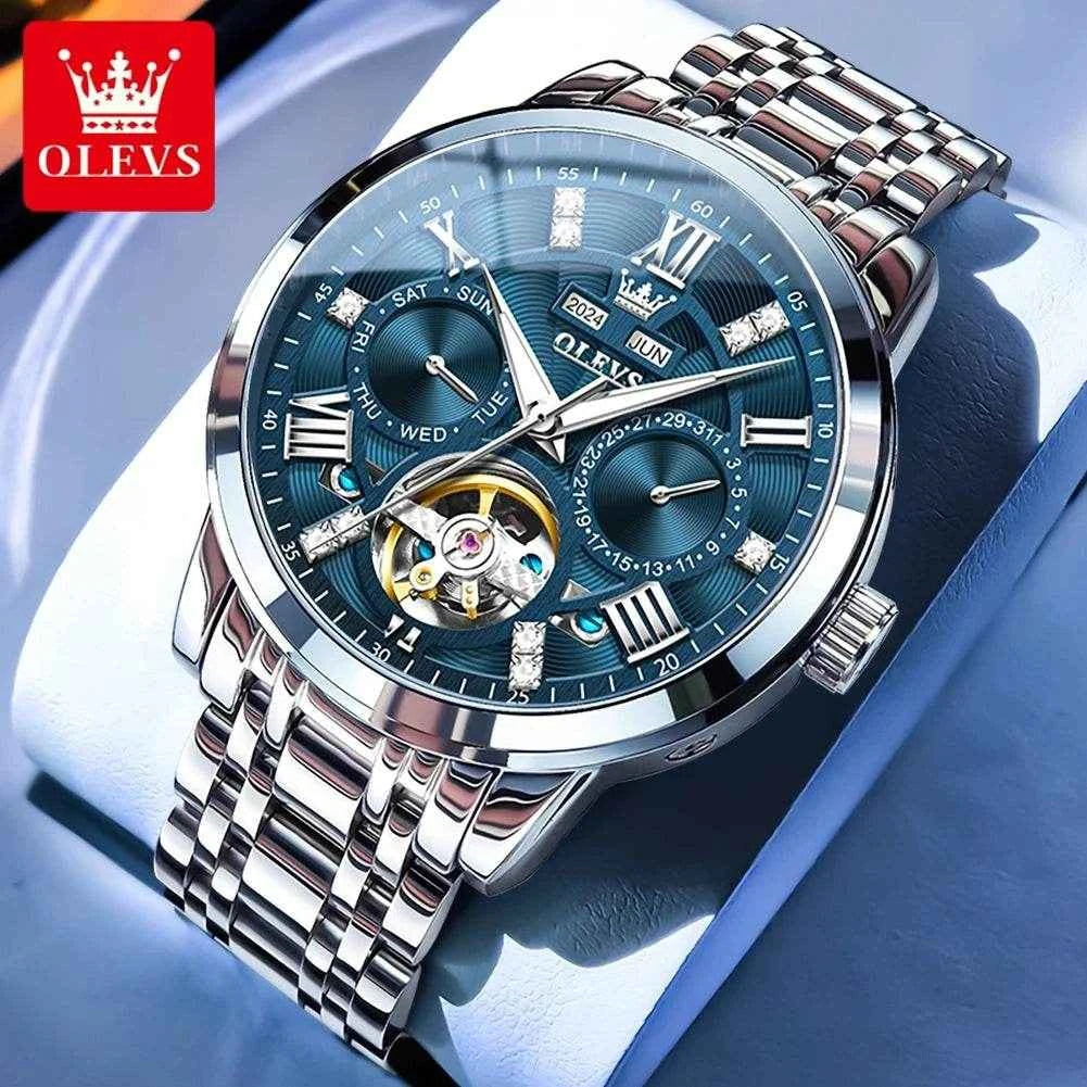 Reloj OLEVS 6701 Hombre – Combinación Perfecta de Elegancia Clásica y Estilo Moderno