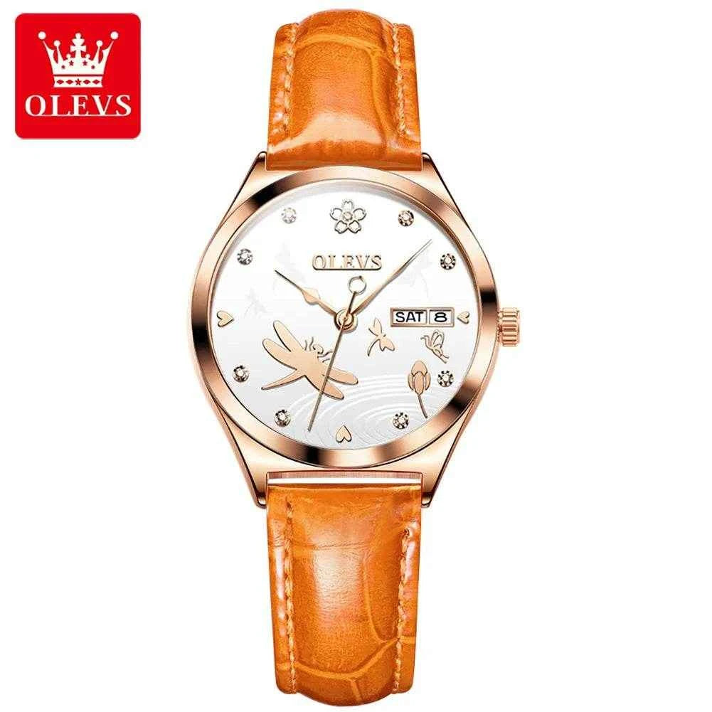 Reloj OLEVS Mujer Acero Inoxidable – Elegancia y Estilo Atemporal para la Mujer Moderna