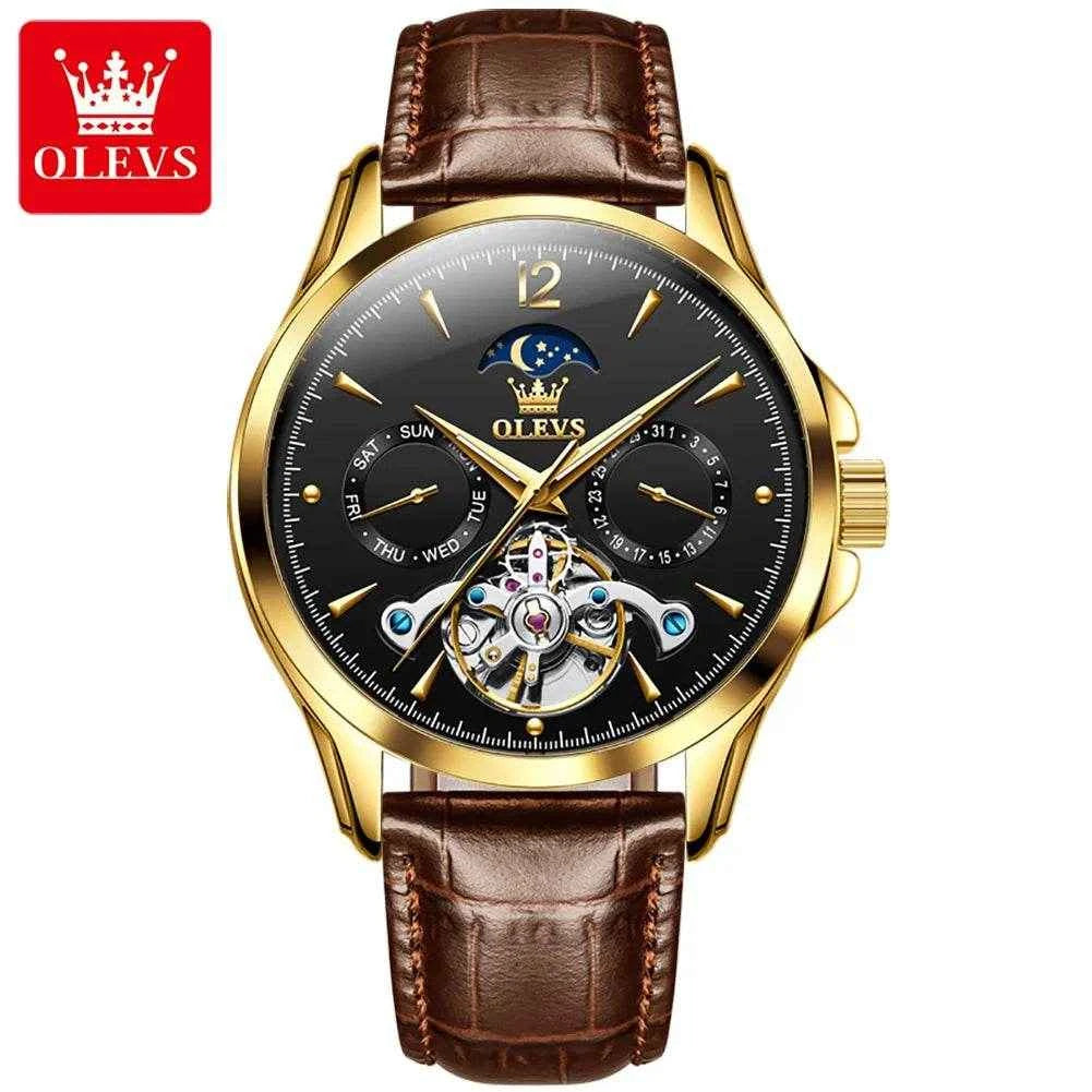 Reloj automático OLEVS 6663 hombre: Diseño elegante y precisión excepcional