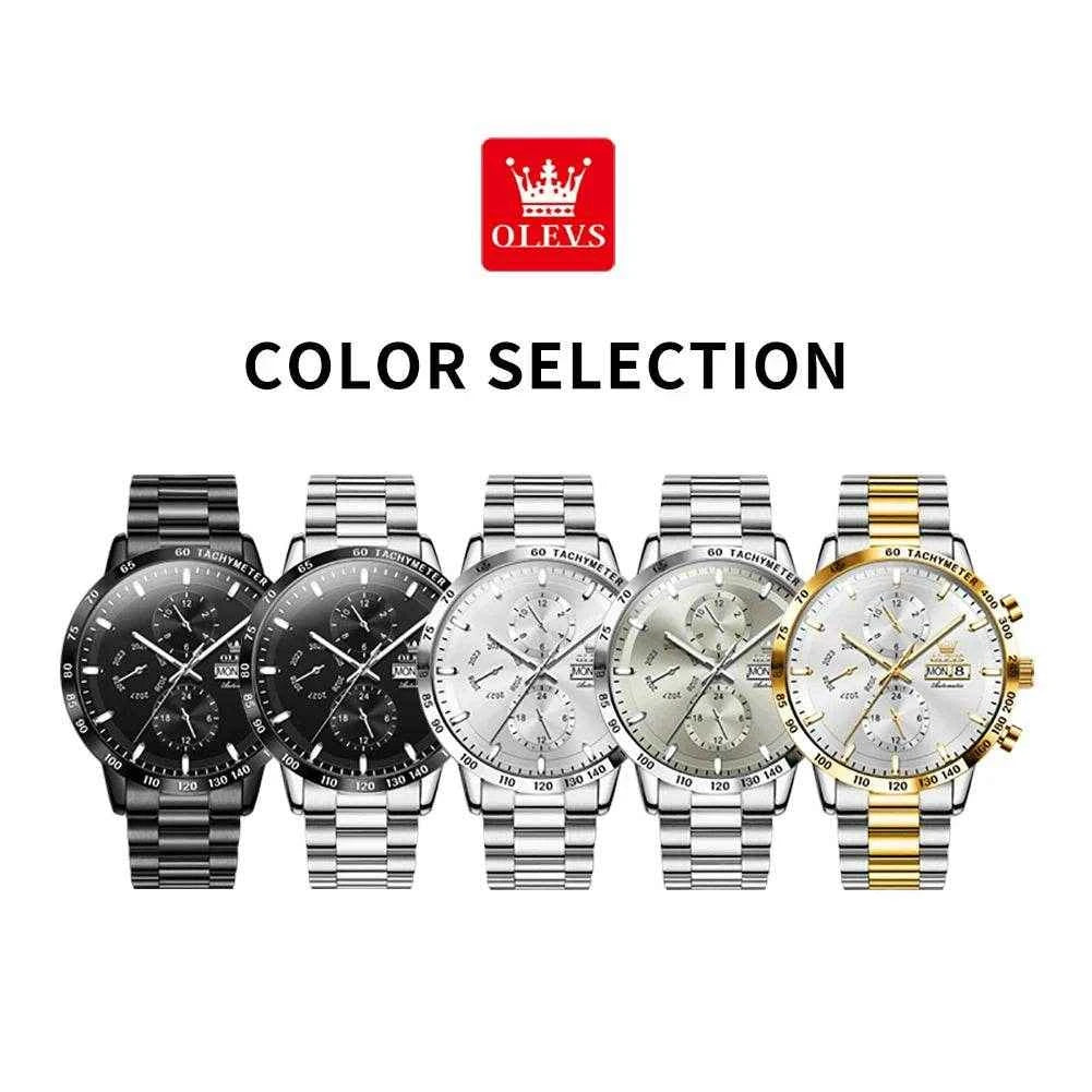 Reloj OLEVS 6683 Hombre Lujo Clásico y Resistente al Agua