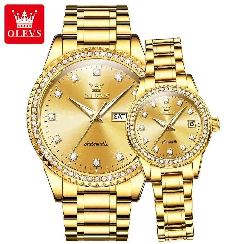 Reloj Deportivo Elegante OLEVS 7003 para Parejas - Estilo y Funcionalidad