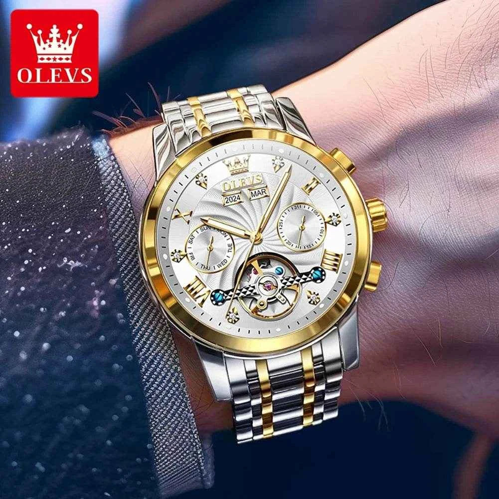 Reloj OLEVS 7088 Hombre Elegante | El Reloj OLEVS Hombre Elegante que Combina Estilo y Precisión