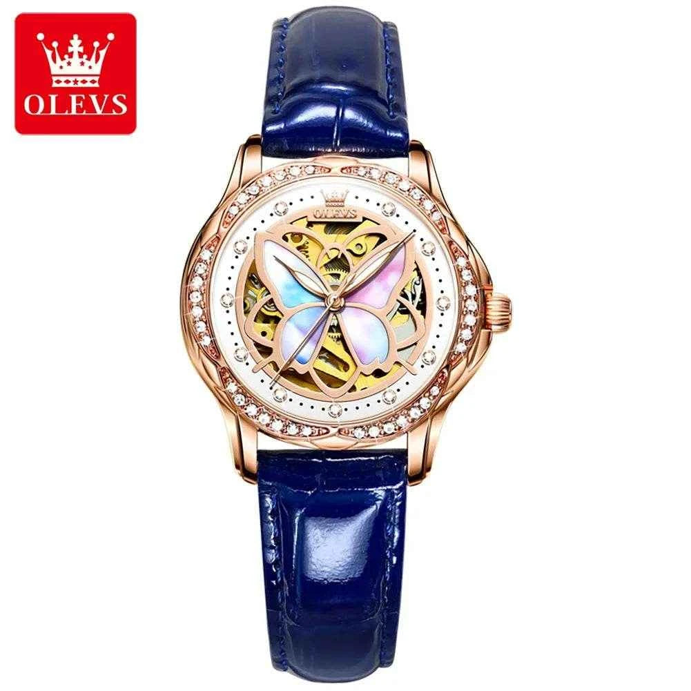 Reloj OLEVS 6615 mariposa mujer: elegancia clásica y diseño único