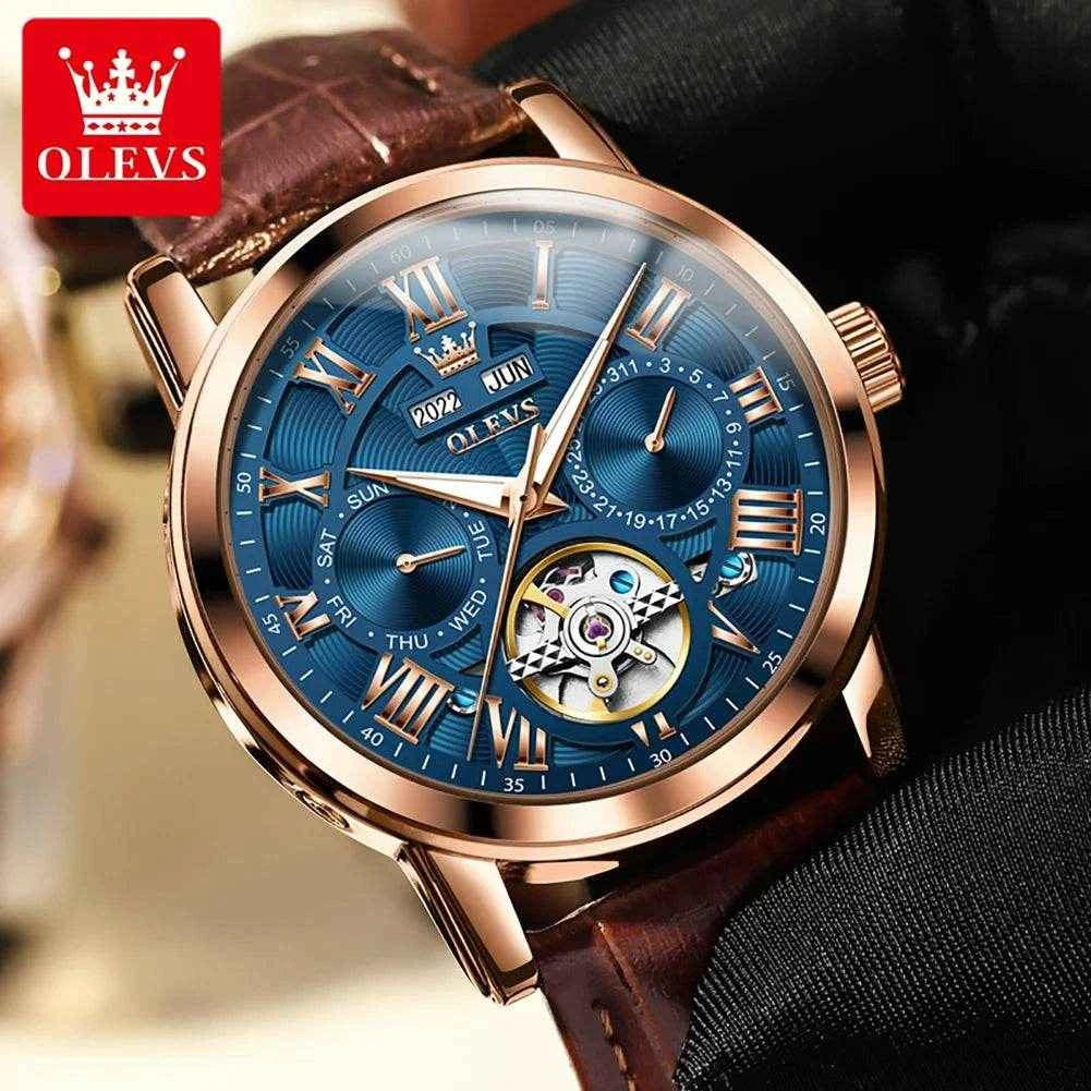 Reloj de lujo OLEVS 6668 para hombre - Elegancia y Estilo Atemporal