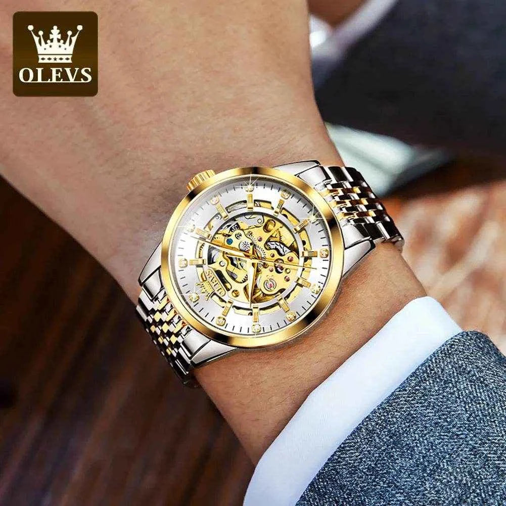 OLEVS 9920 - Reloj de lujo para hombre elegante y sofisticado