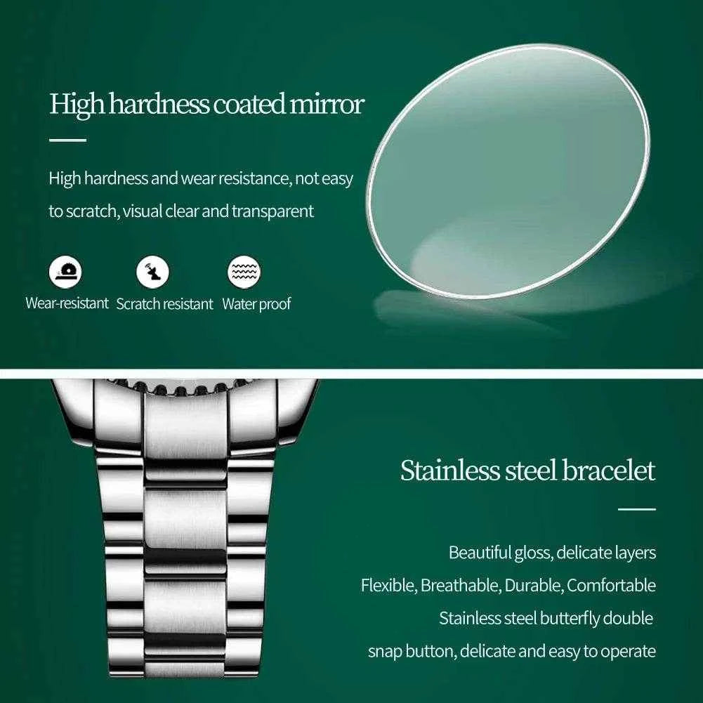 Reloj de lujo OLEVS 9945 para parejas elegantemente diseñados