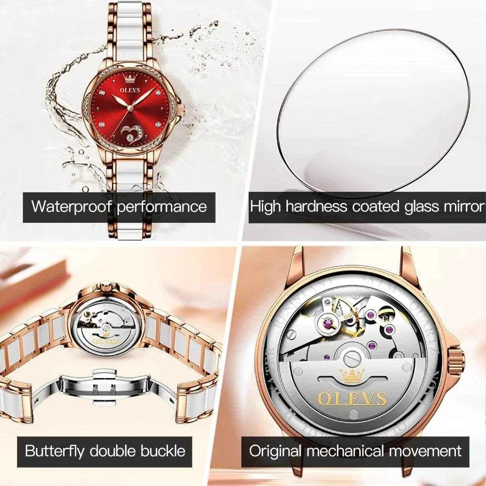 OLEVS 6631 - Reloj Elegante para Mujer de Estilo Sofisticado