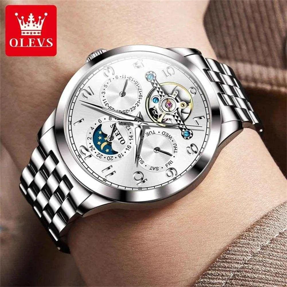 Reloj OLEVS automático para hombre – Elegancia y precisión en tu muñeca