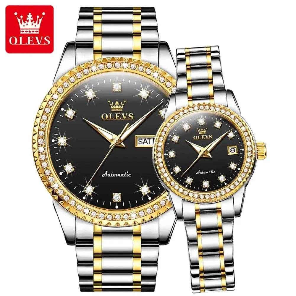 Reloj Deportivo Elegante OLEVS 7003 para Parejas - Estilo y Funcionalidad