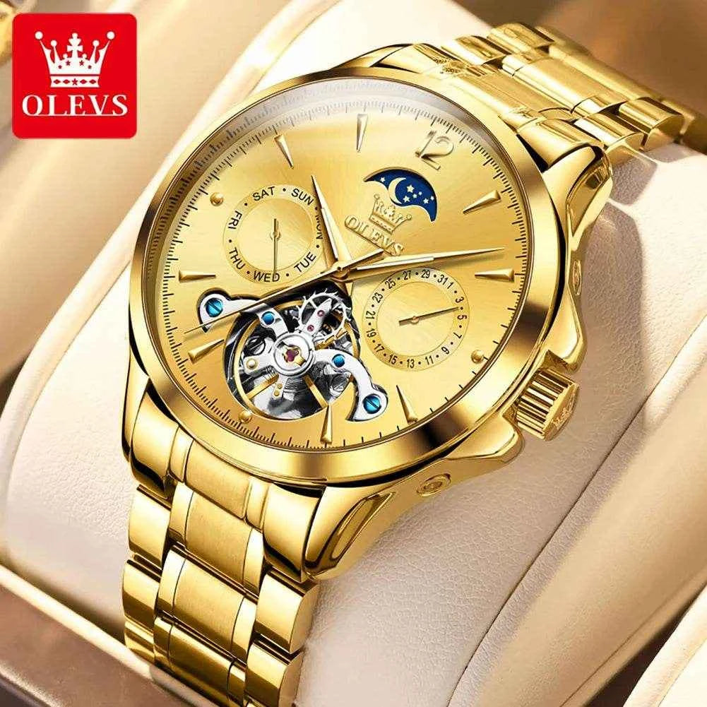 Reloj Hombre Acero Inoxidable OLEVS 6663 - Elegancia y Durabilidad