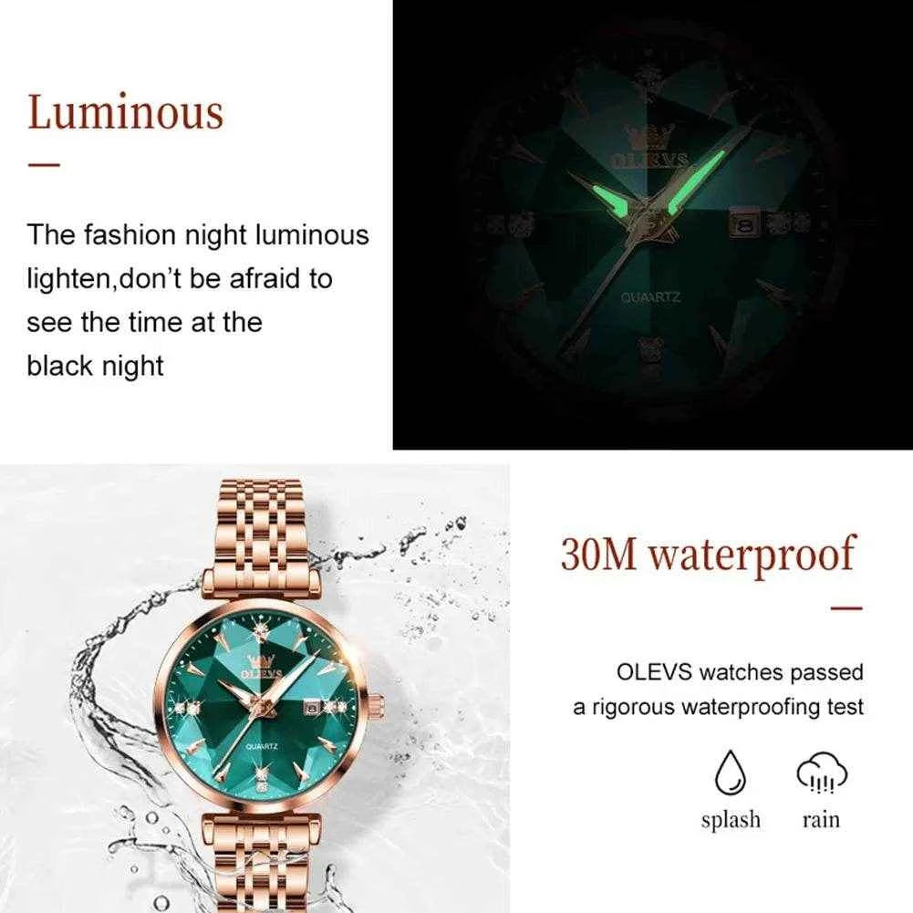 Reloj OLEVS para mujer 5536 – Lujo, Elegancia y Resistencia al Agua