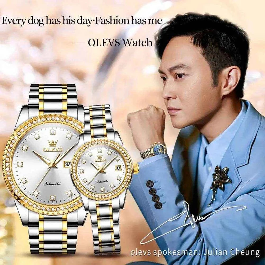 Reloj Deportivo Elegante OLEVS 7003 para Parejas - Estilo y Funcionalidad