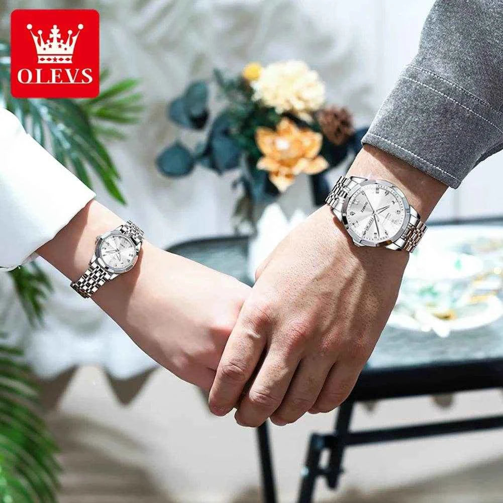 OLEVS 9931 Set de Relojes para Parejas: Elegancia y Confort en OLEVS Relojes para Parejas