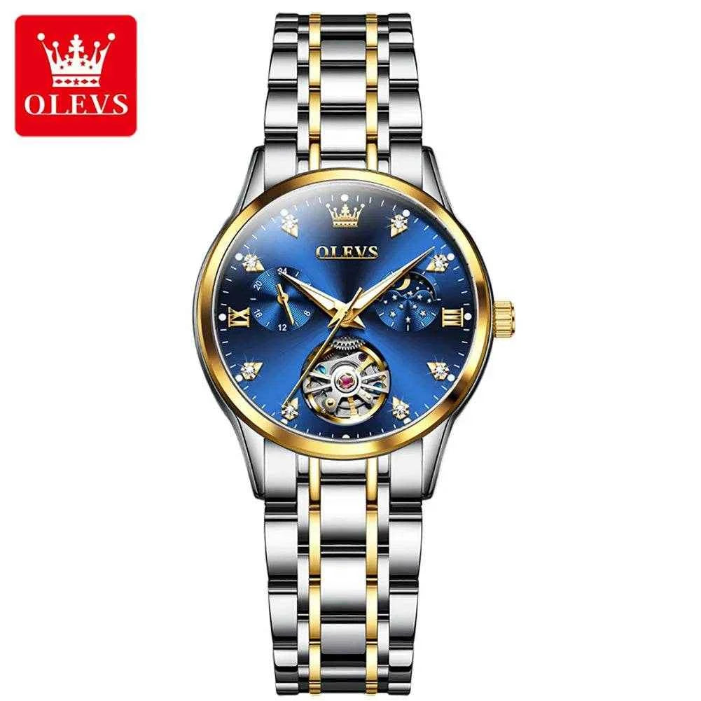 Reloj OLEVS 6608 Mujer – Elegancia Clásica en Acero Inoxidable