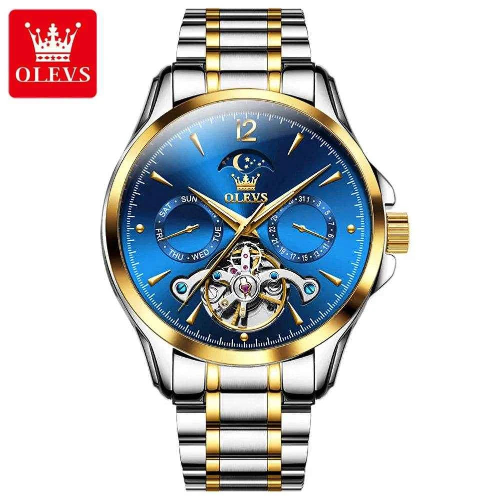 Reloj automático OLEVS 6663 hombre: Diseño elegante y precisión excepcional