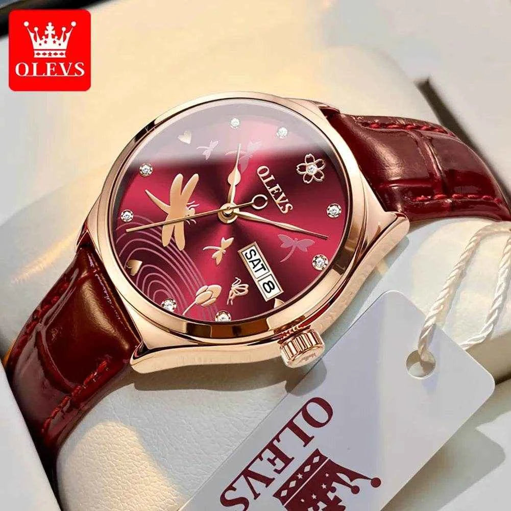 Reloj OLEVS Mujer Acero Inoxidable – Elegancia y Estilo Atemporal para la Mujer Moderna